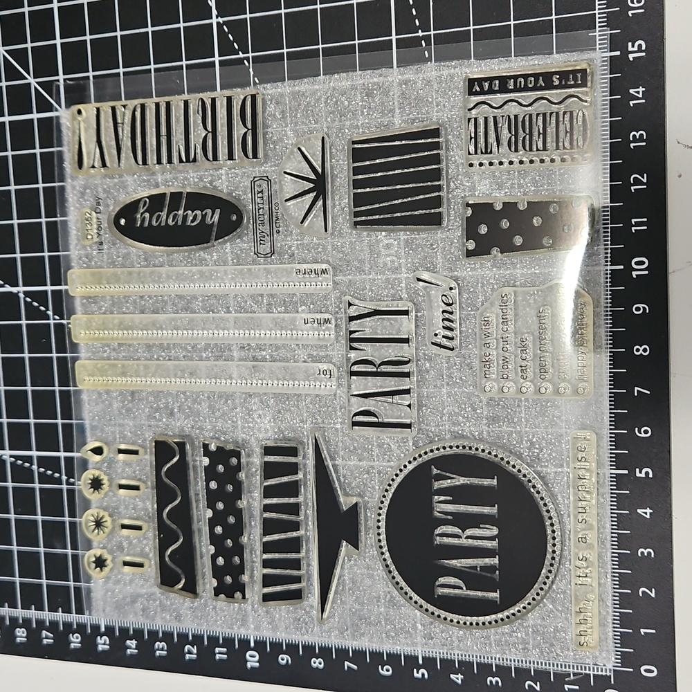 It's Your Day clear stamp set CTMH my Acrylix